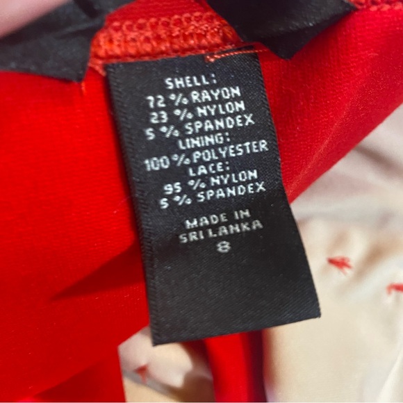 Sexy Red Lace Body by Victoria Mini Skirt - Picture 8 of 9